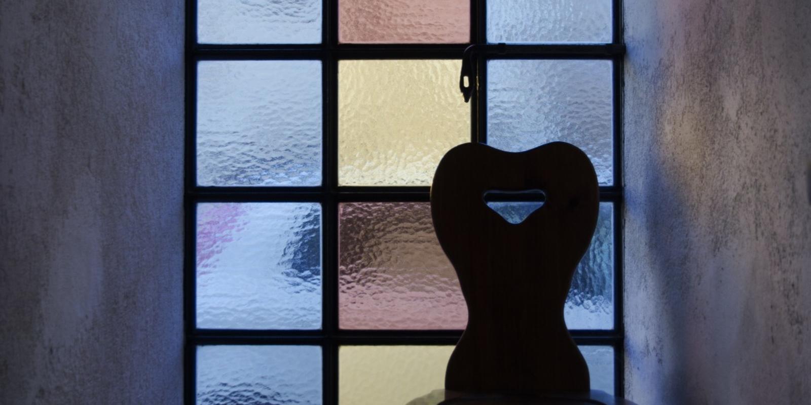modern glas in lood